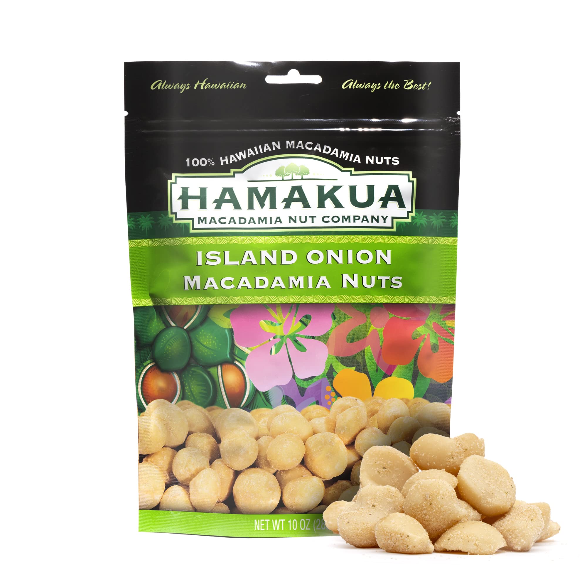 Hamakua Macadamia Nuts Savory Island Onion Hawaiian Grown Flavored