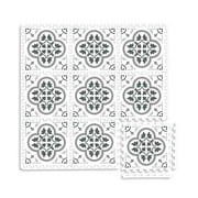 Hamal Interlocking Floor Tiles, Grey