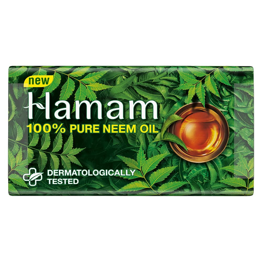 Hamam Pure Neem Oil Soap Bar, 150G