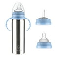 thumbnail image 1 of Hamarue 3-in-1 Stainless Steel Sippy Cups for Babies & Toddlers | Non-Toxic Insulated Baby Bottle | BPA-Free | Ages 3M+ | Evolving Feeding Solution, 1 of 8