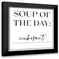 thumbnail image 1 of Hambly, Anna 12x12 Black Modern Framed Museum Art Print Titled - Soup du Jour IV, 1 of 5