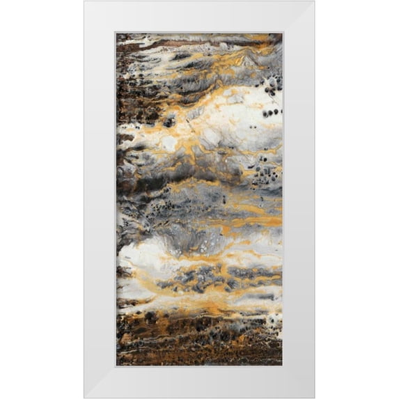 Hambly, Anna 14x24 White Modern Wood Framed Museum Art Print Titled - Granite I