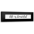 thumbnail image 1 of Hambly, Anna 14x6 Black Modern Framed Museum Art Print Titled - French Typography I, 1 of 5