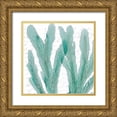 thumbnail image 1 of Hambly, Anna 15x15 Gold Ornate Wood Framed with Double Matting Museum Art Print Titled - Aqua Marine IV, 1 of 4