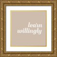 thumbnail image 1 of Hambly, Anna 15x15 Gold Ornate Wood Framed with Double Matting Museum Art Print Titled - Please IV, 1 of 4