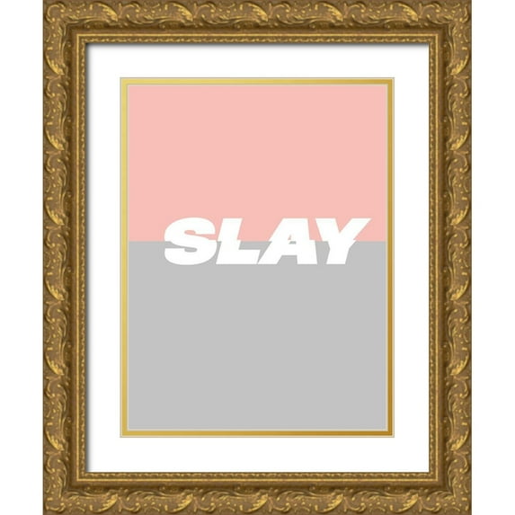 Hambly, Anna 15x18 Gold Ornate Wood Framed with Double Matting Museum Art Print Titled - Yas I