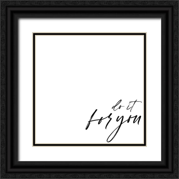 Hambly, Anna 20x20 Black Ornate Wood Framed with Double Matting Museum Art Print Titled - Yourself I
