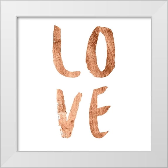 Hambly, Anna 20x20 White Modern Wood Framed Museum Art Print Titled - Love Quotes III