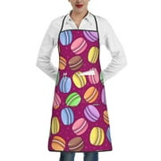 Hamburg Women'S And Men'S Kitchen Waterproof Apron, Common In Restaurants, Supermarkets, And Hotels, Anti Fouling Pocket Locking Apron