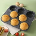 Hamburger Bun Pan 8 Cavity Non Stick Silicone Bread Loaf Pan Perforated Hamburger Bun Baking Pan