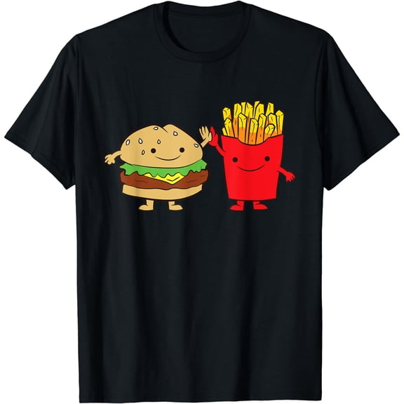 Hamburger Burger Fast Food French Fries T-Shirt