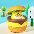 thumbnail image 1 of Hamburger Car Toys, Press and Slide Toy Cars, Cute Animal Burger Design Kids Interactive Play Vehicle, Soft Rubber Wheels for Smooth Indoor Sliding, Durable Plastic Material, 1 of 7