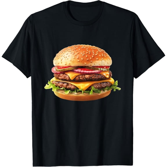Hamburger Cheese BBQ Lovers T-Shirt Shirts
