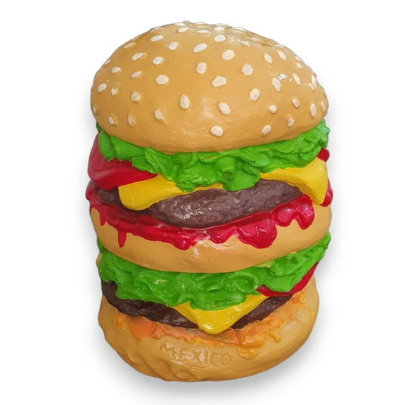 Adelitas Hamburger Plaster Piggy Bank