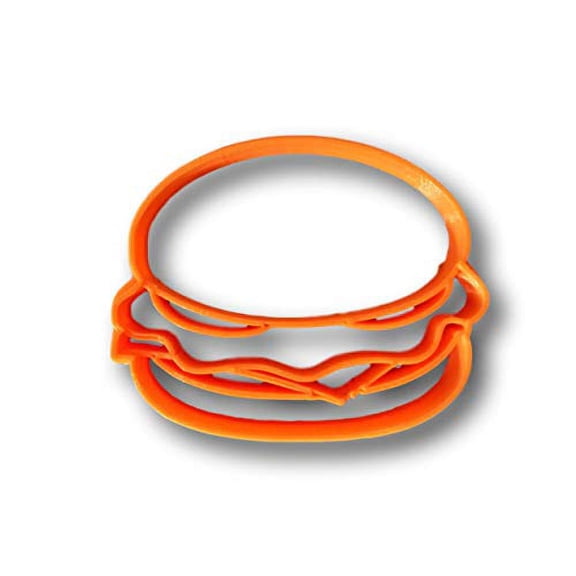 Hamburger Cookie Cutter- Fast Shipping - Sharp Edges - Exceptional Quality