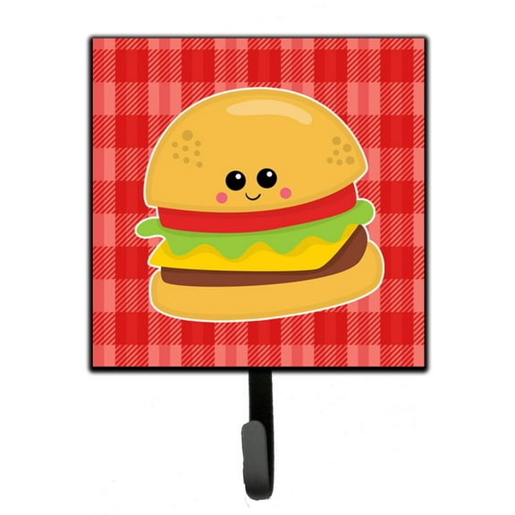 Hamburger Face Leash or Key Holder