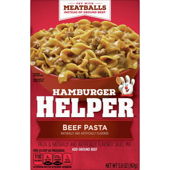 Hamburger Helper, Beef Pasta, 5.9 oz box