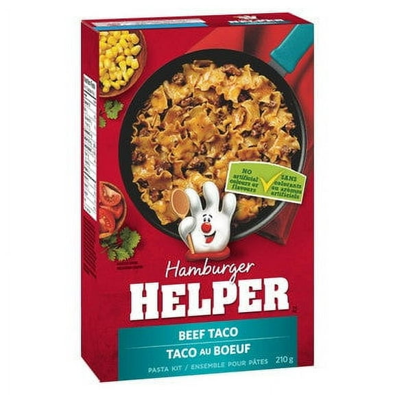Hamburger Helper, Beef Taco, 210g/7.4 oz