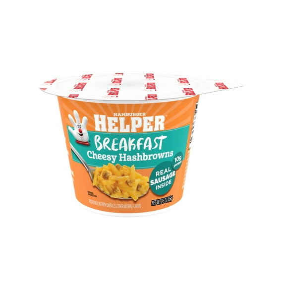 Helper Breakfast Cheesy Hashbrowns, 2.3 Oz Microwave Cup