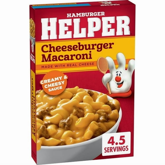 Hamburger Helper Cheeseburger Macaroni 6.6 oz Box (Pack of 3)