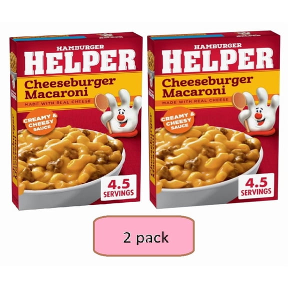 Hamburger Helper Cheeseburger Macaroni, 6.6 oz Box