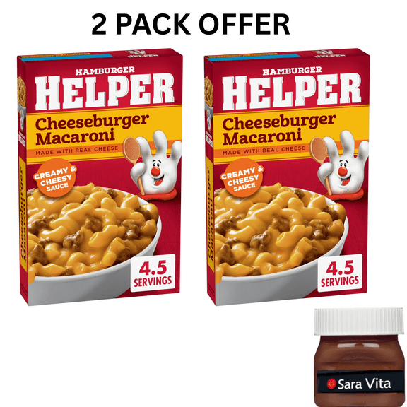 Hamburger Helper Cheeseburger Macaroni, 6.6 oz Box