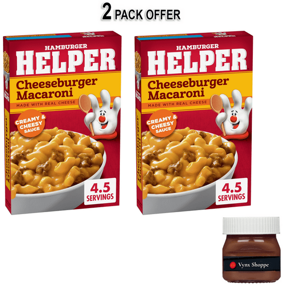 Hamburger Helper Cheeseburger Macaroni, 6.6 oz Box