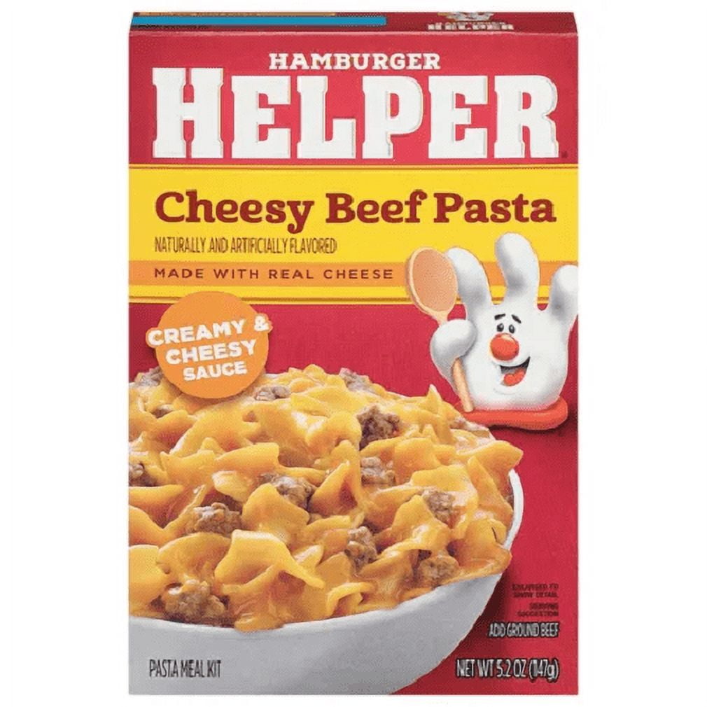 Hamburger Helper Cheesy Beef Pasta Creamy \u0026 Cheese Sauce