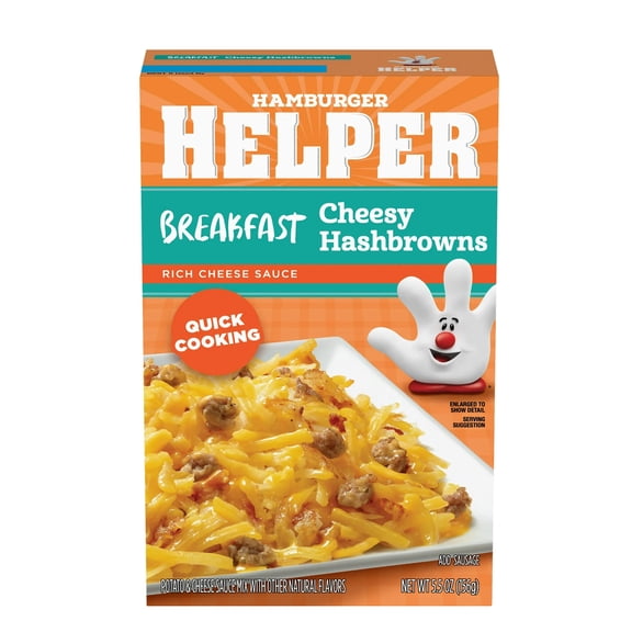 Hamburger Helper Cheesy Hashbrown with Real Cheese, 5.5 oz Box, Pack of 1