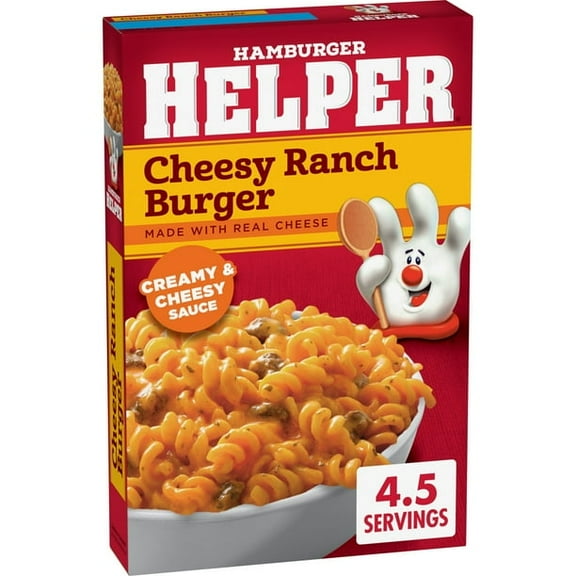 Hamburger Helper Cheesy Ranch Burger, 5.5 oz Box- Pack of 3