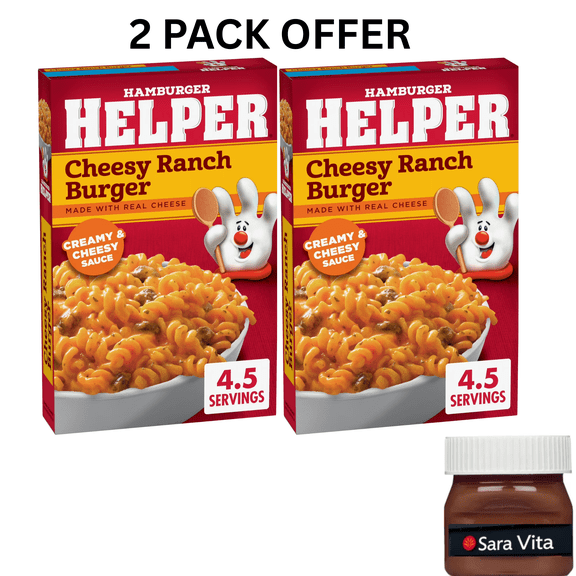 Hamburger Helper Cheesy Ranch Burger, 5.5 oz Box