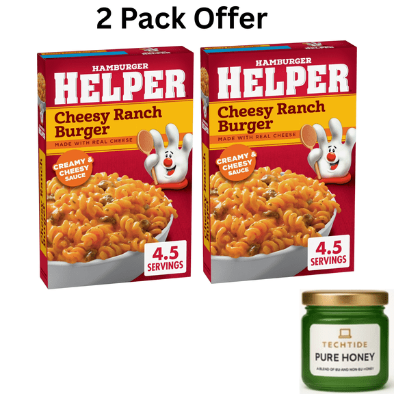 Hamburger Helper Cheesy Ranch Burger, 5.5 oz Box