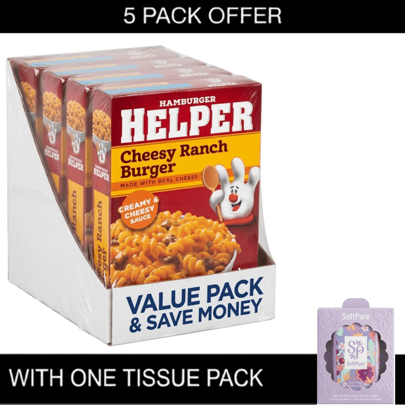 Hamburger Helper Cheesy Ranch Burger, 5.5 oz Boxes