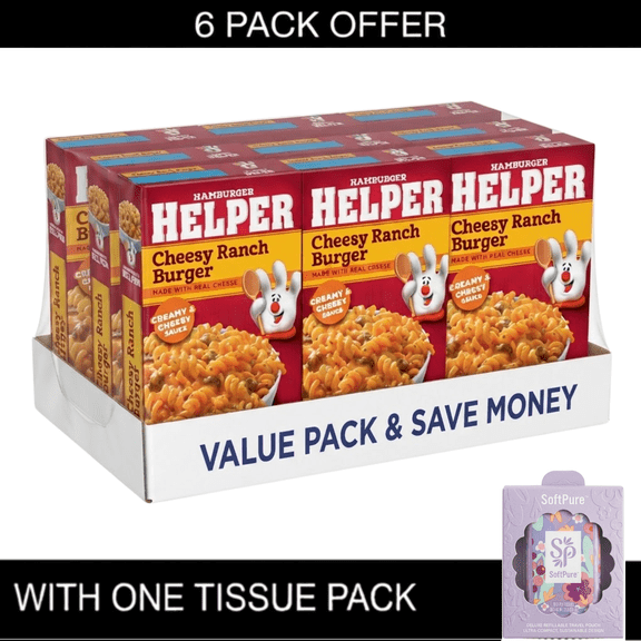 Hamburger Helper Cheesy Ranch Burger, 5.5 oz Boxes