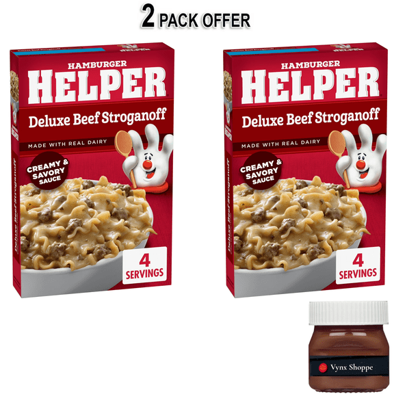 Hamburger Helper Deluxe Beef Stroganoff Pasta, 5.5 oz Box