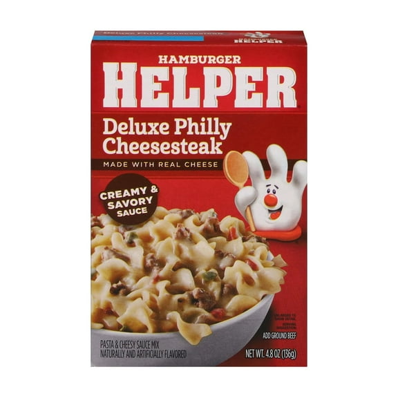 Hamburger Helper Deluxe Philly Cheesesteak Pasta 4.8 oz (Pack of 20)