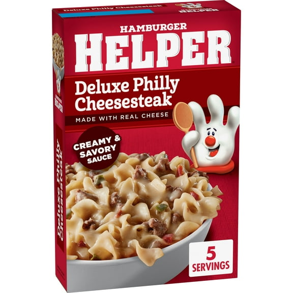 Hamburger Helper Deluxe Philly Cheesesteak Pasta Box ,1count