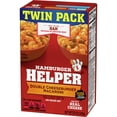 thumbnail image 1 of Hamburger Helper Double Cheeseburger Macaroni, 13.6 oz., Twin Pack, 1 of 9