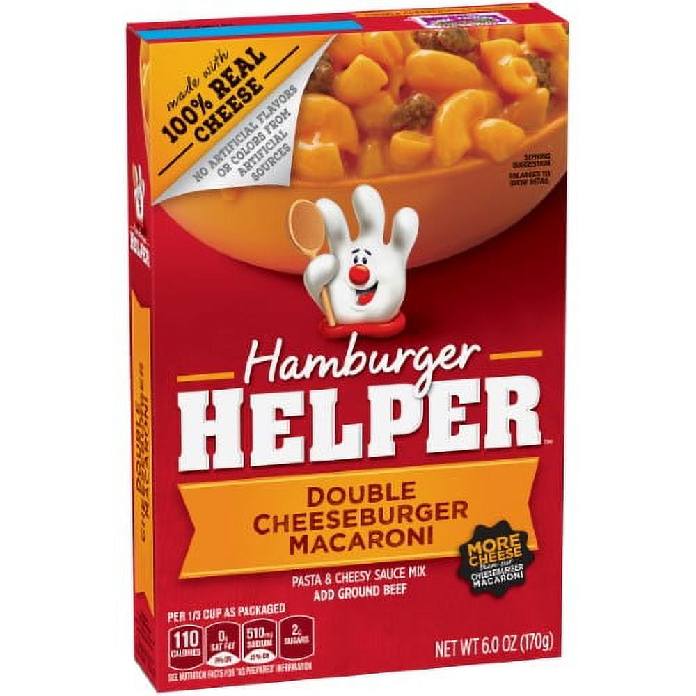 Hamburger Helper Double Cheeseburger Macaroni (Pack of 2)