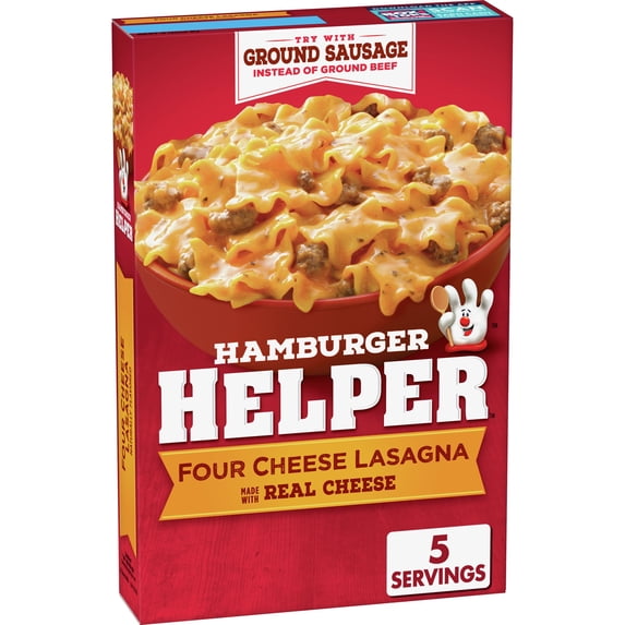 Hamburger Helper, Four Cheese Lasagna, 5.5 oz box