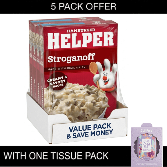 Hamburger Helper Pasta Stroganoff, 6.4 Ounces Boxes