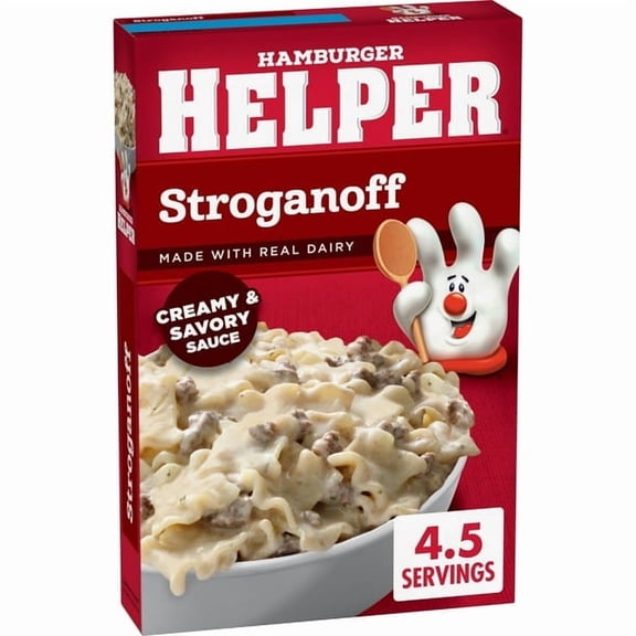 Hamburger Helper Pasta Stroganoff, 6.4 oz Box- Pack 2