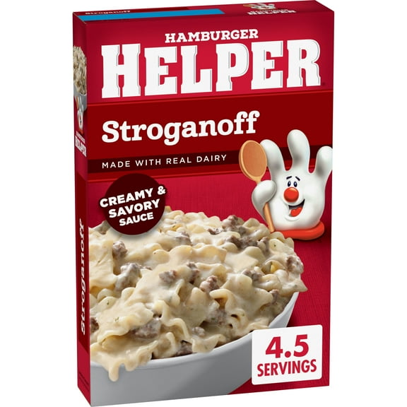Hamburger Helper Pasta Stroganoff, 6.4 oz Box (Pack of 8)
