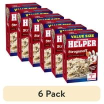(6 pack) Hamburger Helper Pasta Stroganoff, 10.2 oz Value Size Box