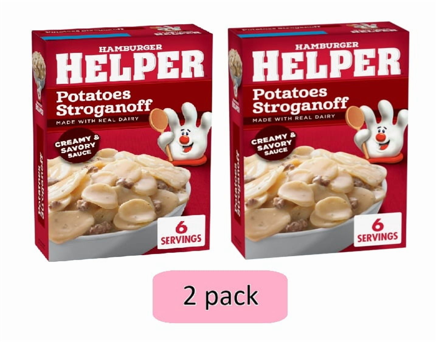 Hamburger Helper Potato Creamy Stroganoff, 5 Ounces Box