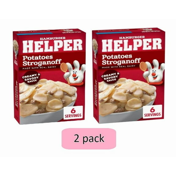 Hamburger Helper Potato Creamy Stroganoff, 5 Ounces Box