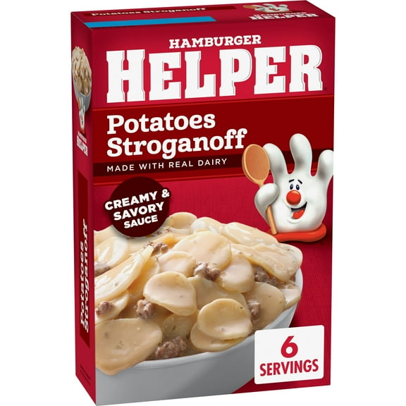 Hamburger Helper Potato Creamy Stroganoff, 5 oz Box (Pack of 8)