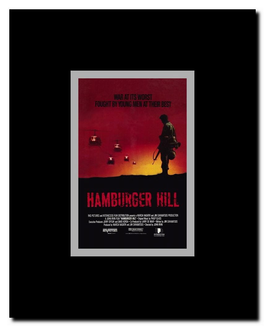 Hamburger Hill Framed Movie Poster