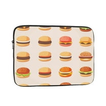 Hamburger Laptop Sleeve Bag Compatible With MacBook Air / Pro iPad MateBook Tablet Surface HP Lenovo Dell ASUS Acer Laptop Computer Protective Size: 13 inch