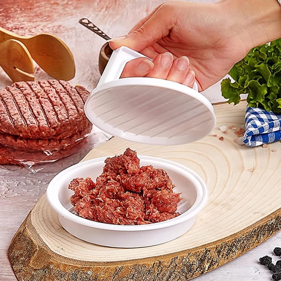Hamburger Patty Press Mold, Perfect Size Hamburger Mold Ring, Easy-Release Hamburger Patty Press, Suitable for Grill Accessories